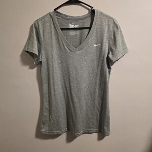 Nike Women's Short Sleeve Gray Tee
